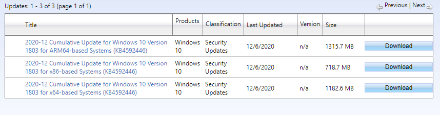 KB4592440, KB4592446