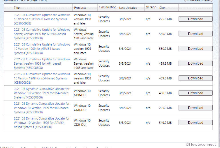 KB5000808, KB5000822