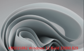 KB5015882 Windows 11 Build 22000.829 RP Channel Update