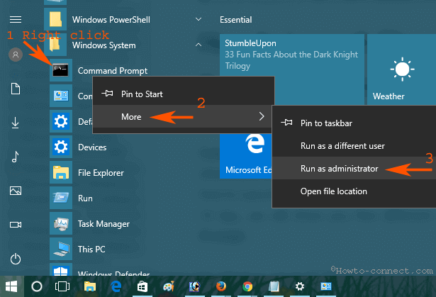 open an elevated command prompt windows 10