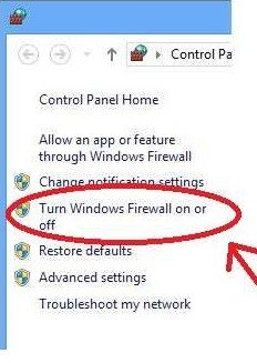 Configure Firewall Settings in Windows 10, 8 