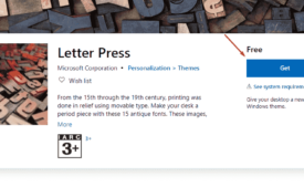 Letter Press Windows 10 Theme [Download] - Image 1