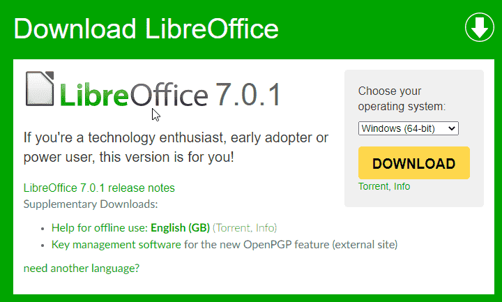 LibreOffice 7.0.1 is out with so many small and big bug fixes
