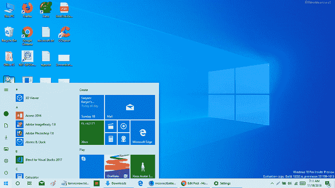 Light theme - Windows 10 1903