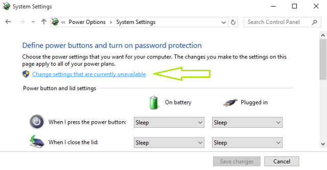 Link to see hidden settings