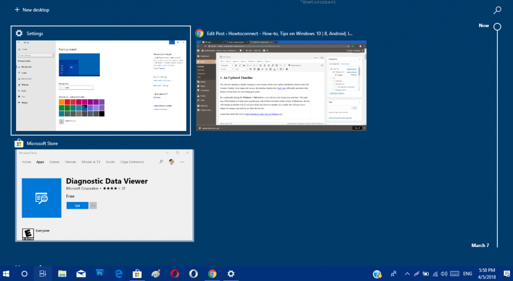 List of New Features in Windows 10 Spring Creators Update