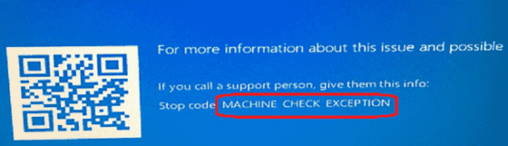 machine check error