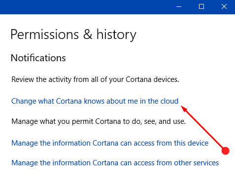 Manage Permissions for Cortana in Windows 10 Pics 3