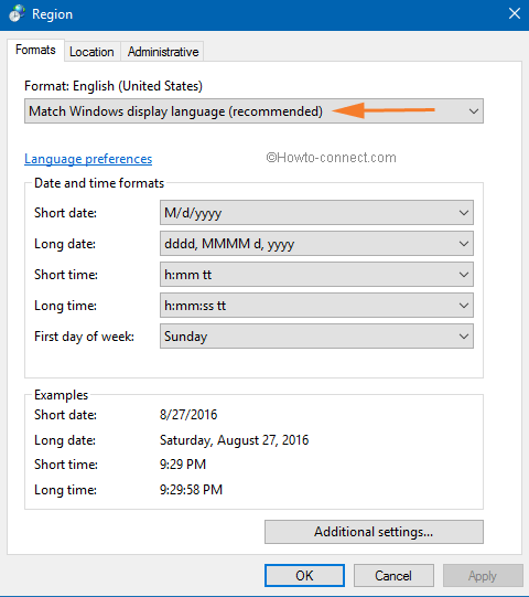 Match Windows Display Language
