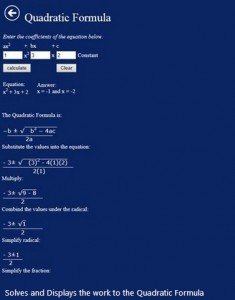 Maths Solver Windows 8 app