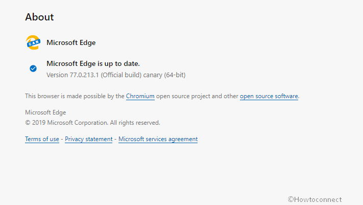 Microsoft Edge Canary 77.0.213.1