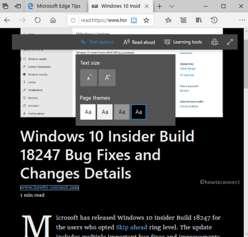 Microsoft Edge New Features in 1809 Windows 10 October 2018 update