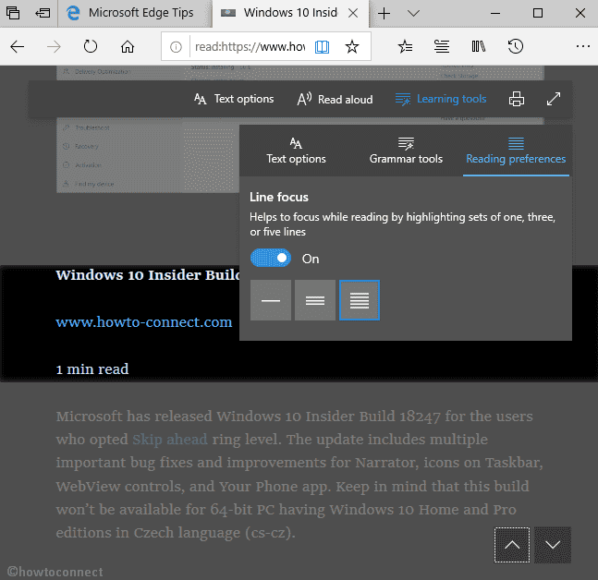 Microsoft Edge New Features in 1809 Windows 10 October 2018 update