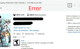 Microsoft Store Error 0x87e0000d