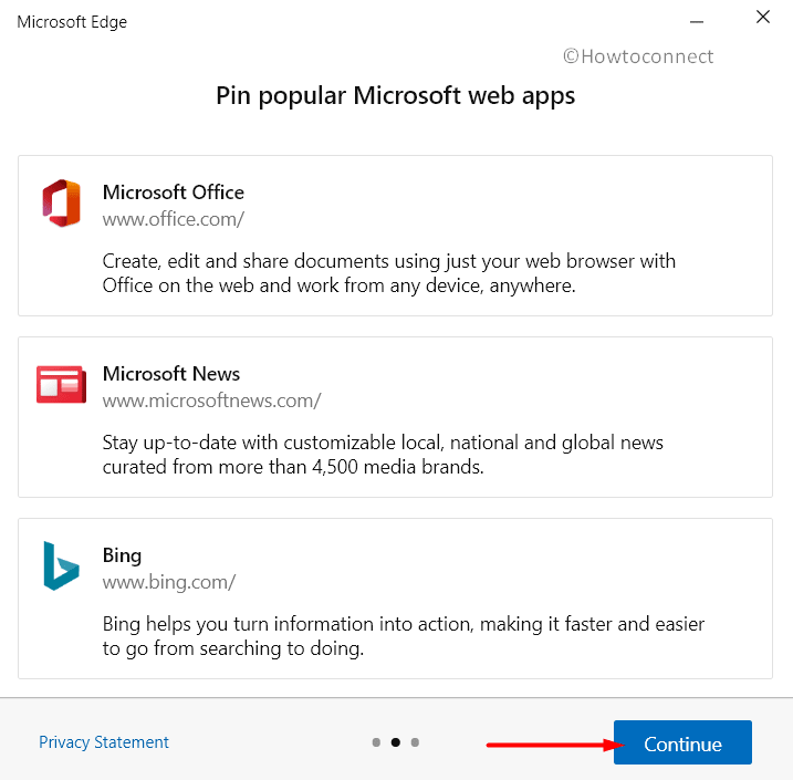 Microsoft Web Apps to Pin Using Edge Pic 3