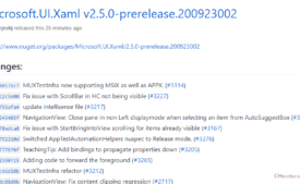Microsoft.UI.Xaml v2.5.0-prerelease.200923002