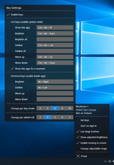 display brightness control software for windows 7