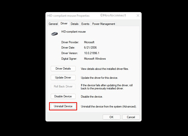 hid compliant mouse not working windows 10