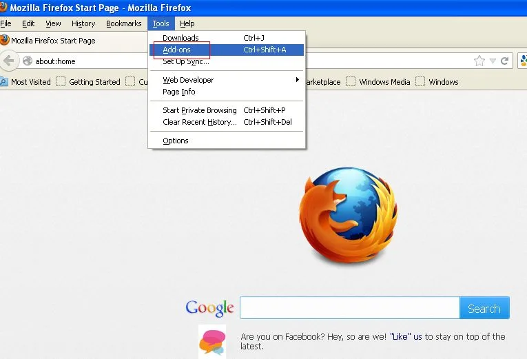 mozilla firefox add ons