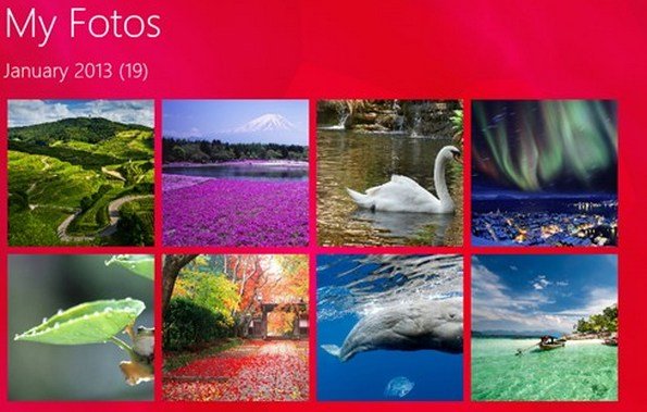 My Fotos Windows 8 App images