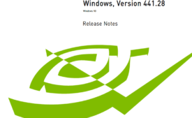 NVIDIA Studio Driver 441.28 WHQL Update