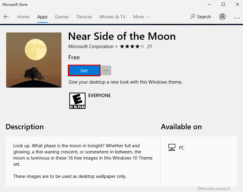 Near Side of the Moon Theme for Windows 10 (Download) image 2