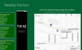 Nearby Doctor App on Windows 8