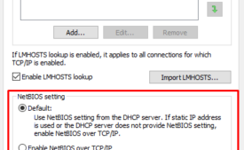 NetBIOS over TCP/IP