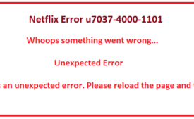 Netflix Error u7037-4000-1101 image