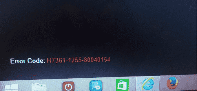 Netflix error code H7361