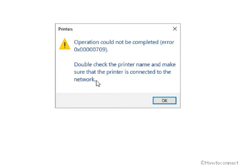 Fix Network Printing Error 283, 0x00000709, 0x0000011 KB5007189 Windows 10
