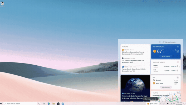 How To Show Or Hide News And Interests On Windows 10 Taskbar