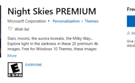 Night Skies PREMIUM Windows 10 Theme