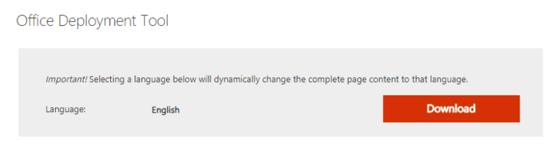 Download Office Deployment Tool ODT For Office 365 ProPlus