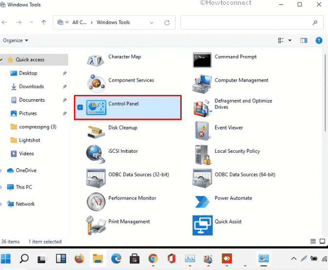 Windows 11 control panel