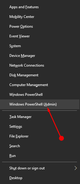 Open Elevated PowerShell on Windows 10 Picture 2