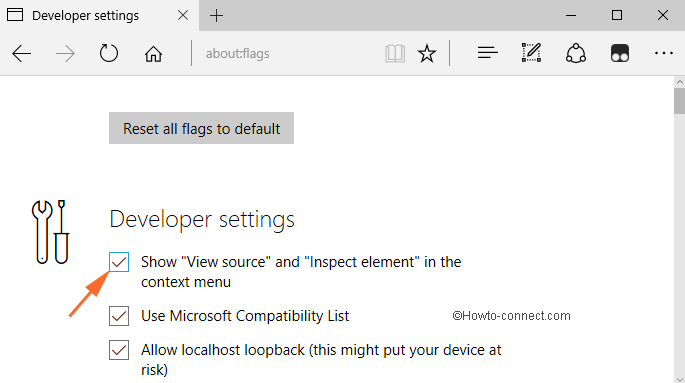 Open Microsoft Edge Inspect Element and View Source pic 4