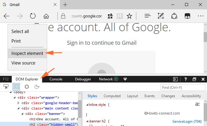 Open Microsoft Edge Inspect Element and View Source pic 5
