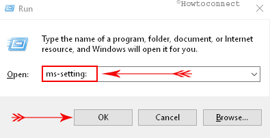 Open Windows Settings run