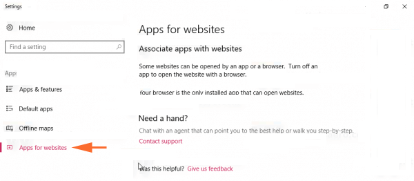 Organize Apps Settings in Windows 10 image 5