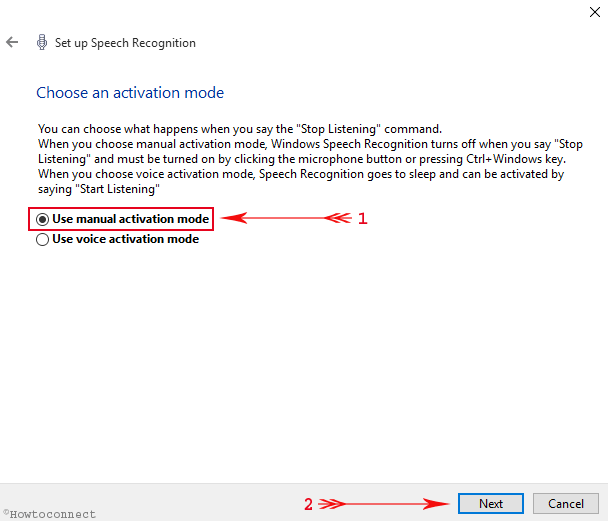 Organize Speech Recognition in Windows 10 image 7