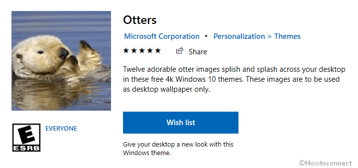 Otters Windows 10 Theme