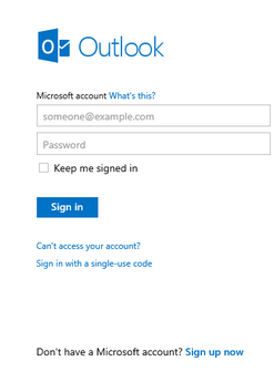 outlook.com account