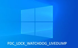 PDC_LOCK_WATCHDOG_LIVEDUMP