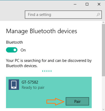 Connect Bluetooth Device to Windows 10 Laptop