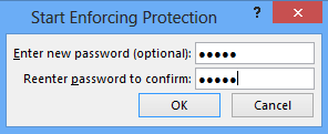 password protection on word 2013 document