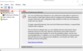 Performance Monitor on Windows 10