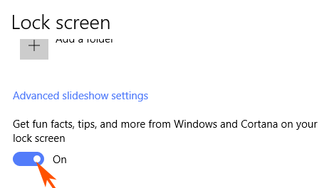 Personalize Lock Screen in windows 10 image 7