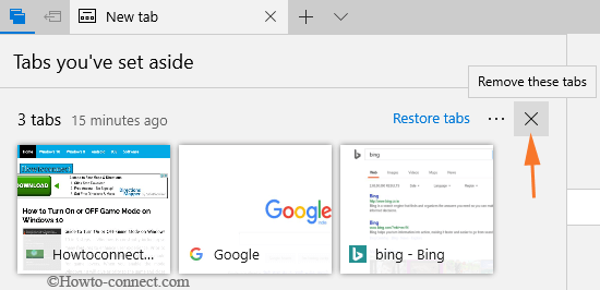 How To Set Aside Microsoft Edge Tabs Restore Share Add To Favorites