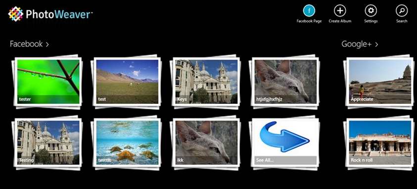 PhotoWeaver App for windows 8